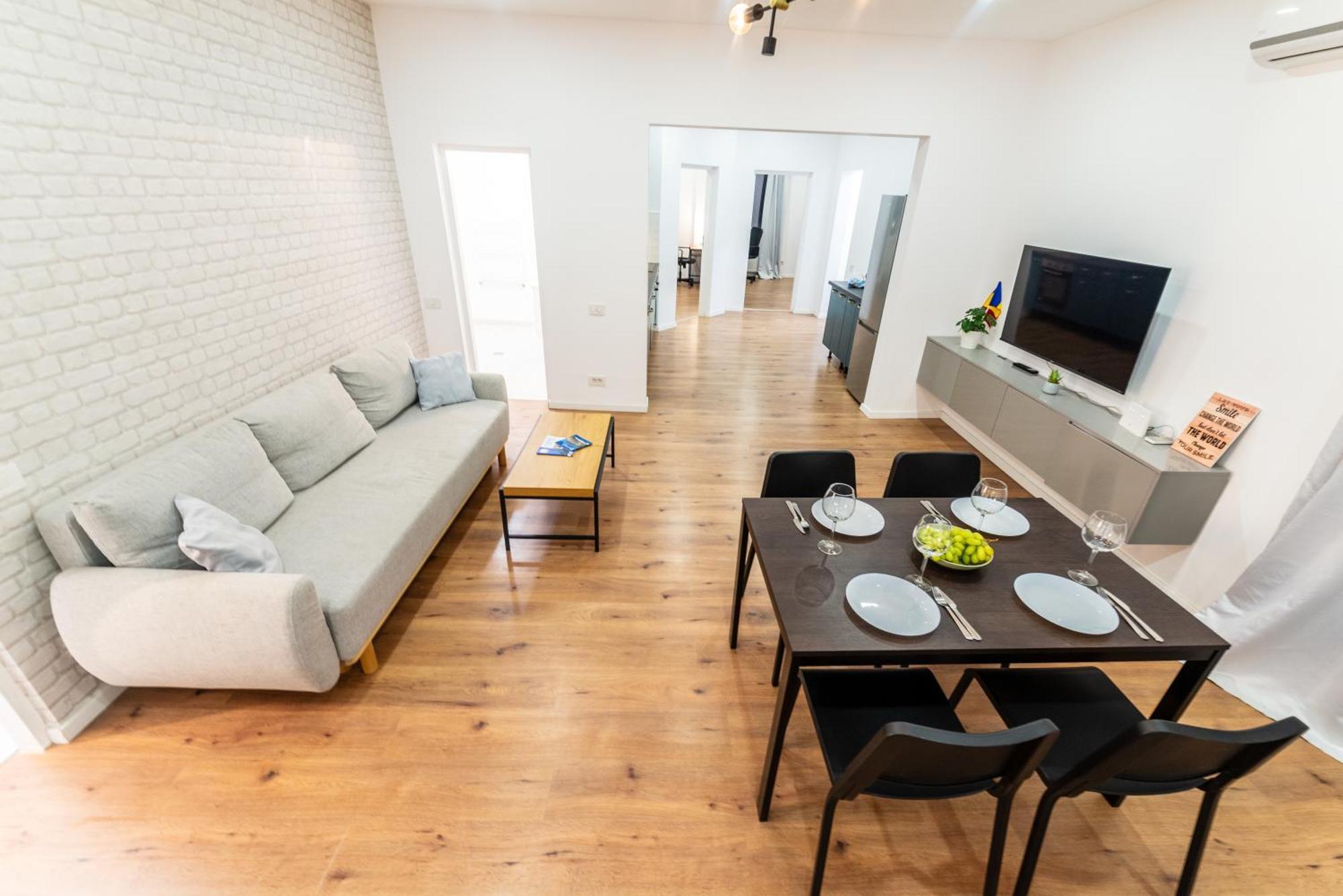 Ultracentral Spacious Apartment 4Br Bukarest Exteriör bild